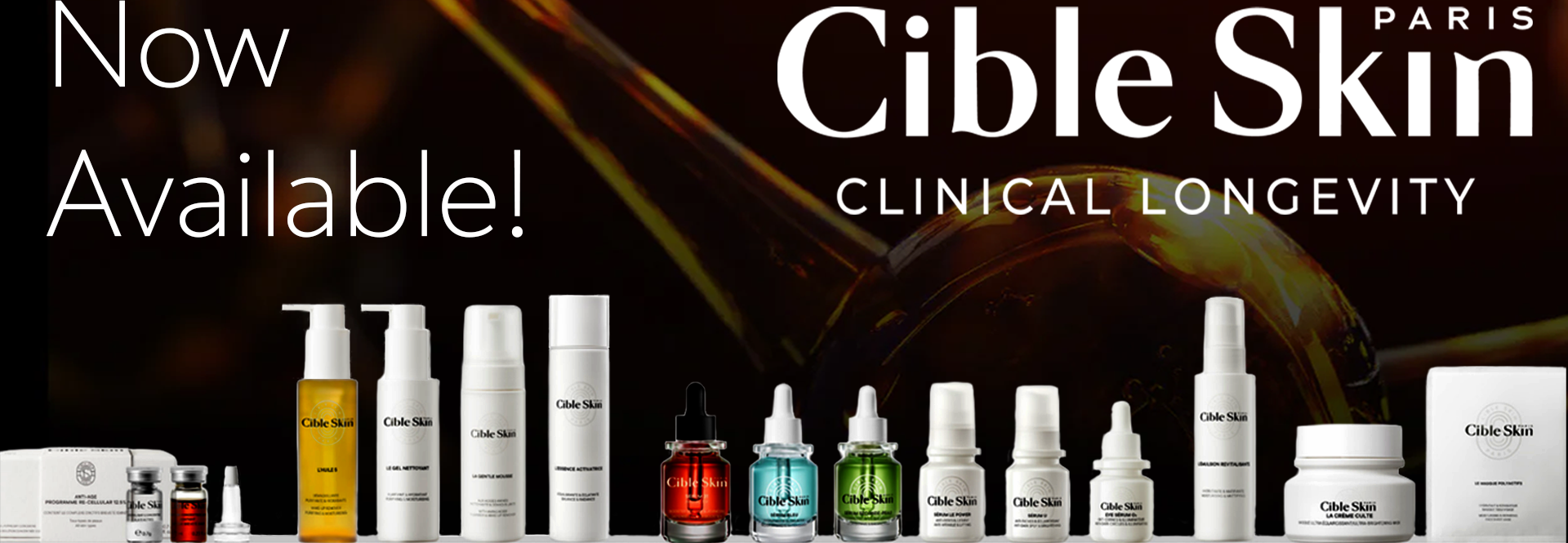 Longevite-skincare-banner2 Cible Skin is now available in our office